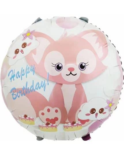 Круг С Днем Рождения (лисенок)